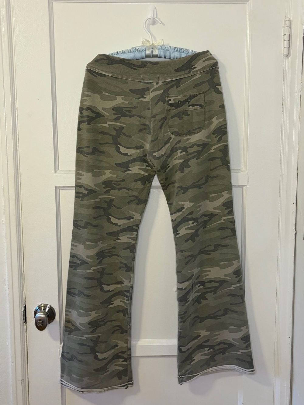 Self Esteem Vintage Camo Flare Sweatpants